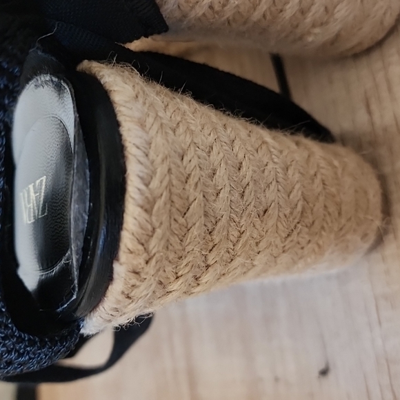 ZARA Espadrilles Lace Up Wedges - Picture 7 of 7